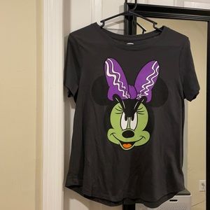 Minnie Mouse Halloween Graphic Tee Size Petite Medium EUC Old Navy
